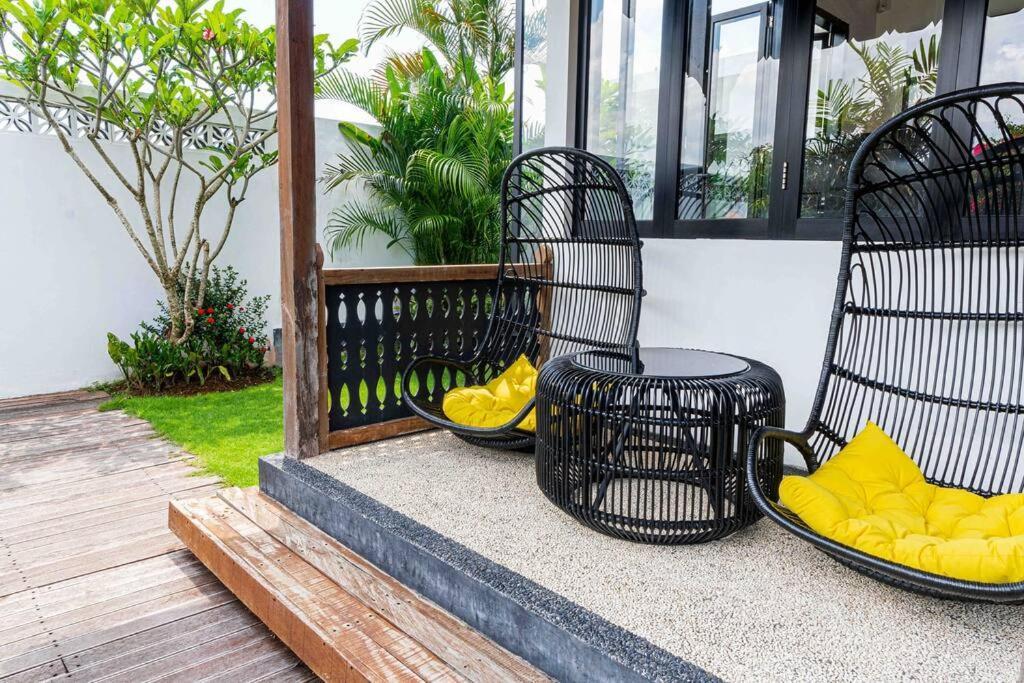 Berawa Canggu Stylish Joglo 3 Bedrooms Private Villa With Private Pool Exterior foto